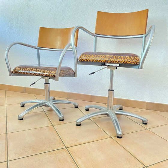 Image 1 of Pair of vintage adjustable armchairs, 1980