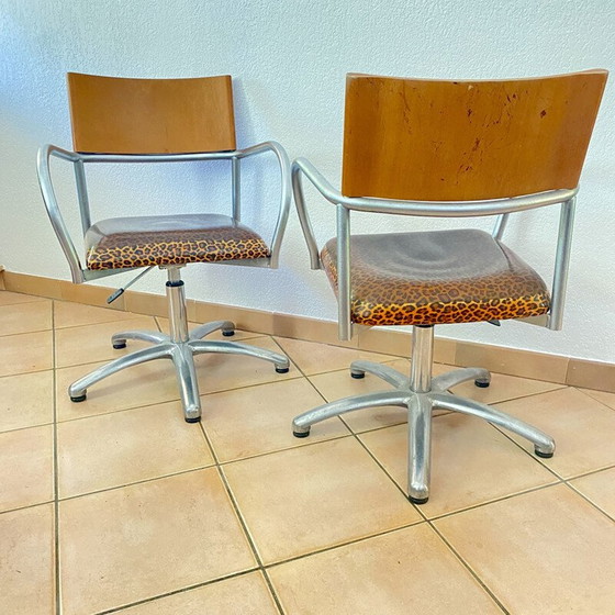 Image 1 of Pair of vintage adjustable armchairs, 1980
