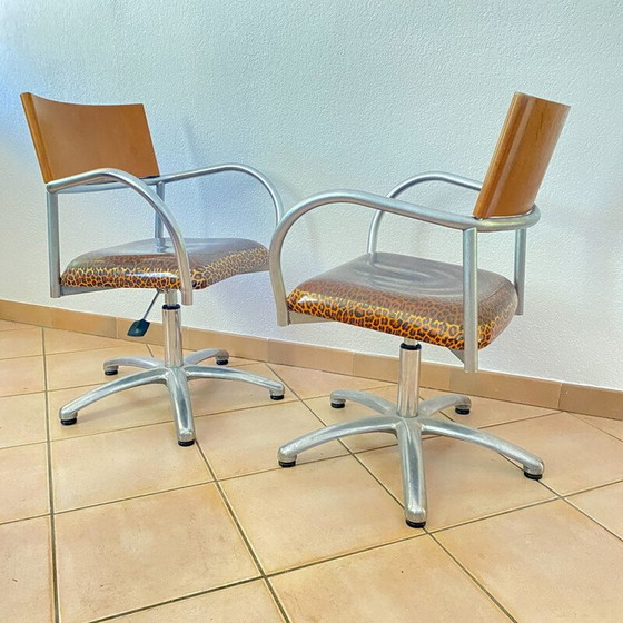 Image 1 of Pair of vintage adjustable armchairs, 1980