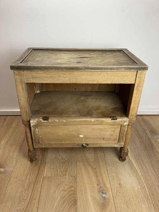 Image 1 of Antique Wooden Valve Cabinet