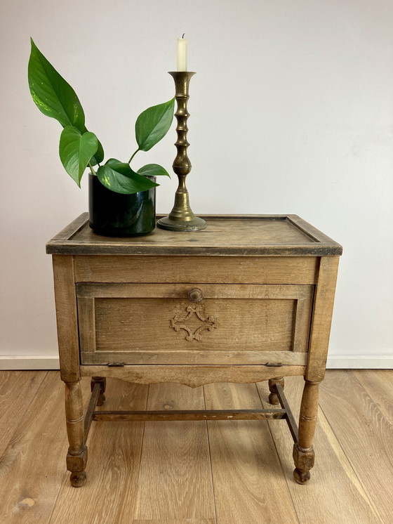 Image 1 of Antique Wooden Valve Cabinet