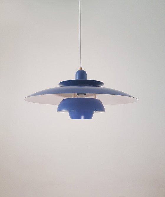 Image 1 of Lampe plateau vintage danoise Jeka Metaltryk