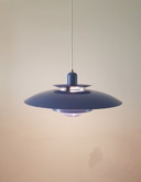 Lampe plateau vintage danoise Jeka Metaltryk