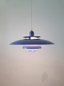 Lampe plateau vintage danoise Jeka Metaltryk