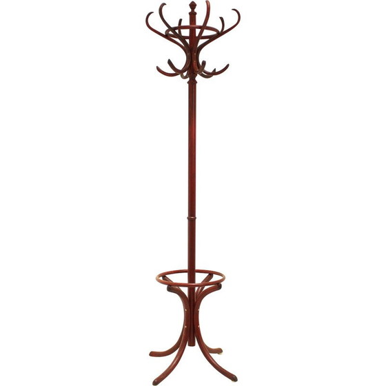 Image 1 of Vintage bentwood floor hanger for Ton, Czechoslovakia 1980