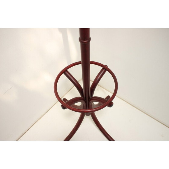 Image 1 of Vintage bentwood floor hanger for Ton, Czechoslovakia 1980