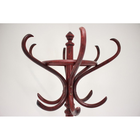 Image 1 of Vintage bentwood floor hanger for Ton, Czechoslovakia 1980