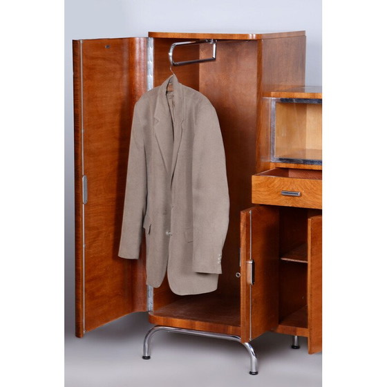 Image 1 of Vintage walnut Bauhaus sideboard by Robert Slezak, Czechia 1930s