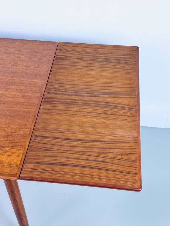 Image 1 of Danish Extendable Teak Dining Table, 1960S