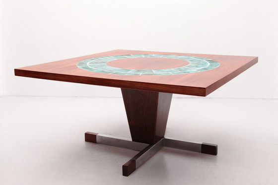 Image 1 of Design coffee table with ceramic tiles, 1960