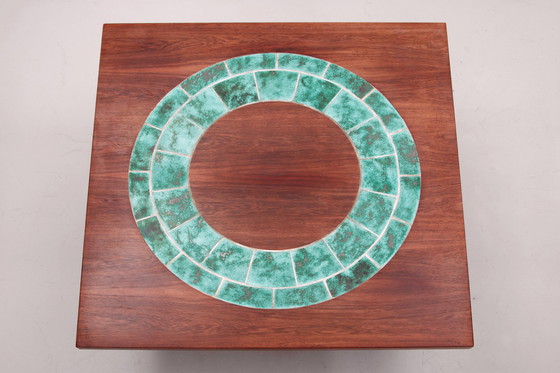 Image 1 of Design coffee table with ceramic tiles, 1960