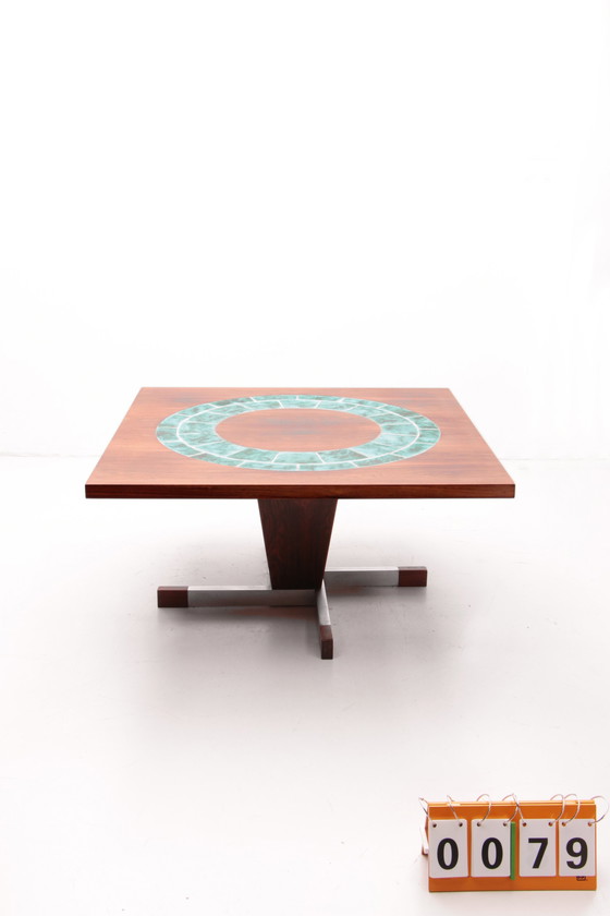 Image 1 of Design coffee table with ceramic tiles, 1960