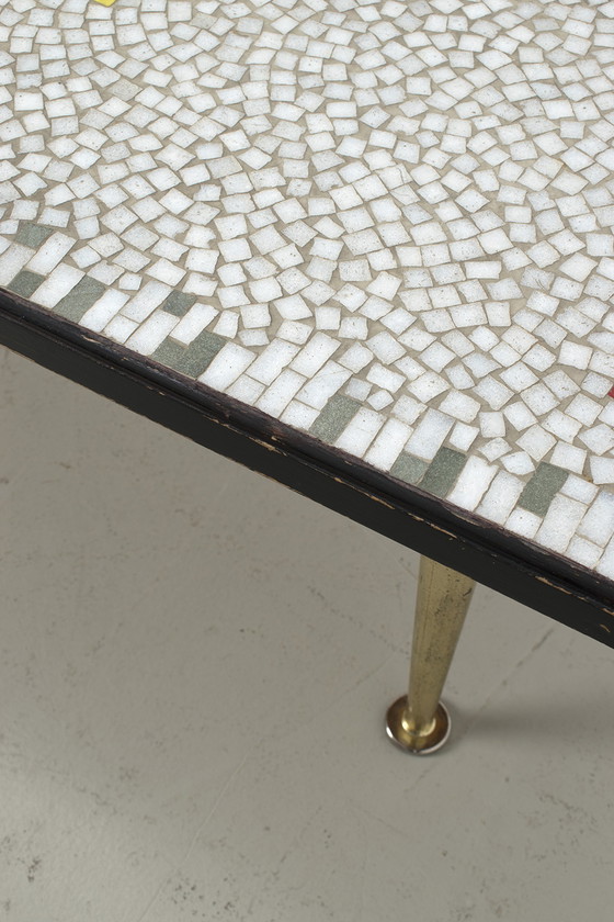 Image 1 of Table basse vintage en mosaïque