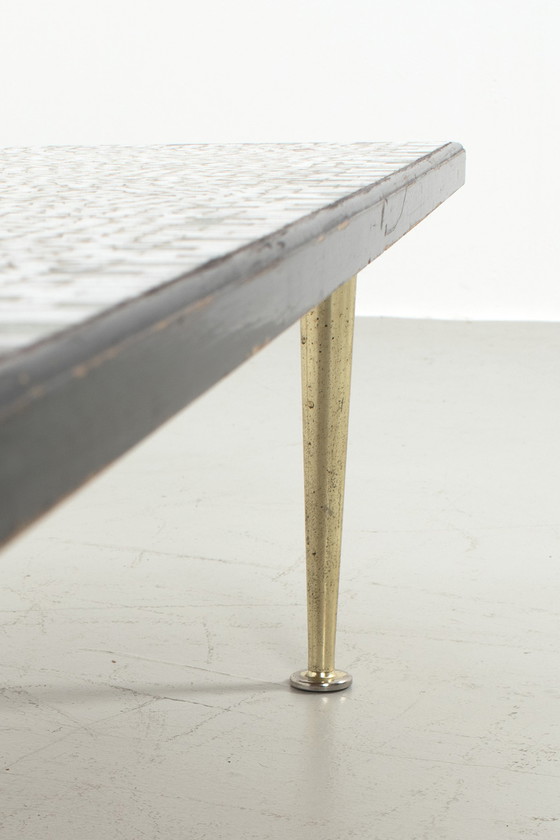 Image 1 of Table basse vintage en mosaïque