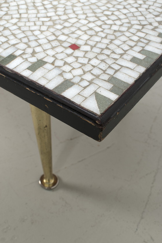 Image 1 of Table basse vintage en mosaïque