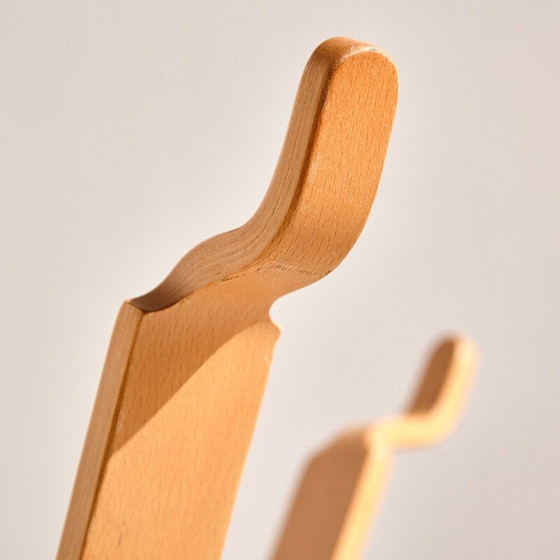 Image 1 of Vintage Danish beechwood coat rack by Søren Nissen and Ebbe Gehl for Aksel Kjersgaard, 1960s