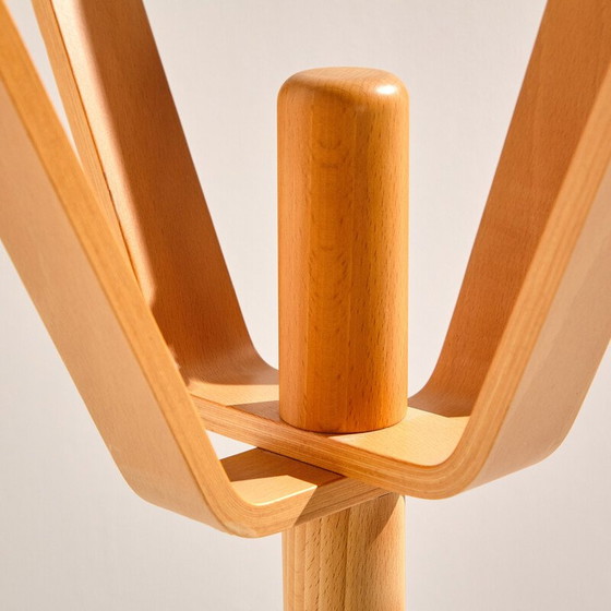Image 1 of Vintage Danish beechwood coat rack by Søren Nissen and Ebbe Gehl for Aksel Kjersgaard, 1960s