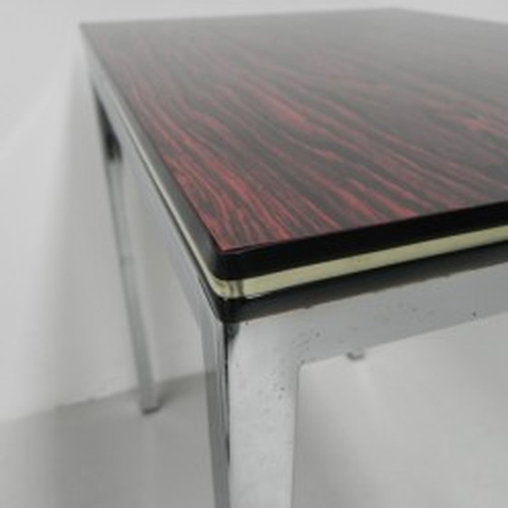 Image 1 of 2x Coffee Tables Wood Print - 1960s