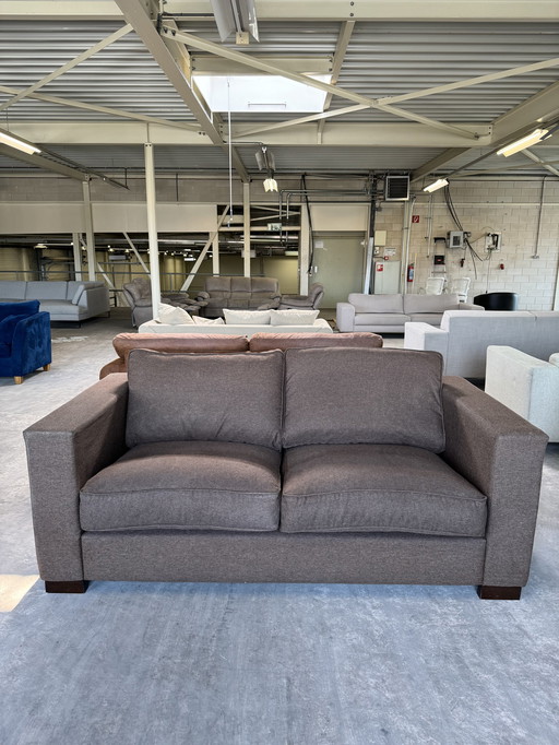 2x Modern 2.5-seater sofas