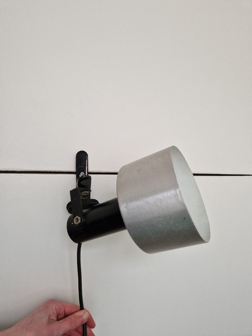 Vintage Raak R.6 Wall Lamp With Clamp Nico Kooy Design 1960S