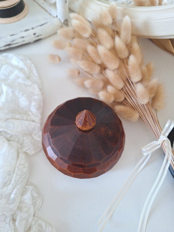 Image 1 of Round Wooden Box