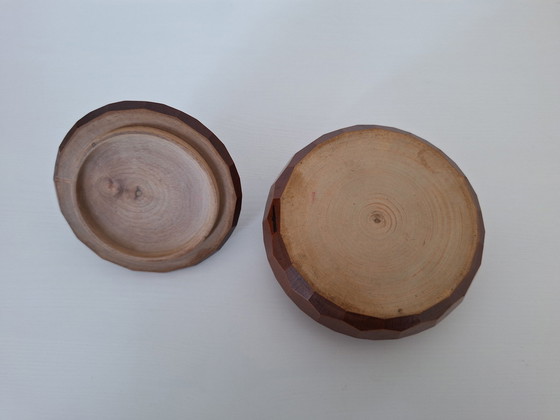 Image 1 of Round Wooden Box