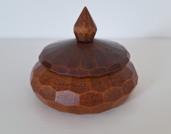 Image 1 of Round Wooden Box