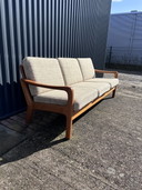 Vintage Juul Kristensen Design Sleeper Sofa Teak