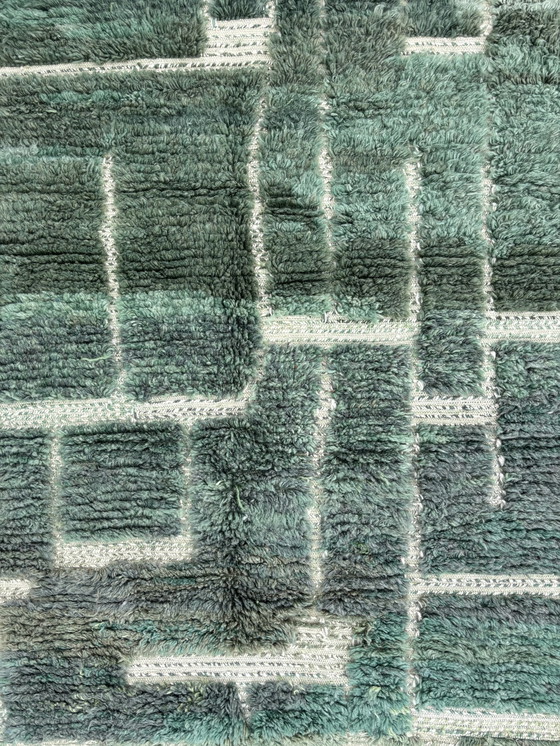 Image 1 of Moroccan Berber Hand Made Wool Rug 165X220 Cm