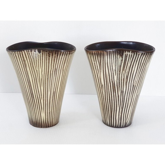 Image 1 of Pair of  vintage vases 1950's