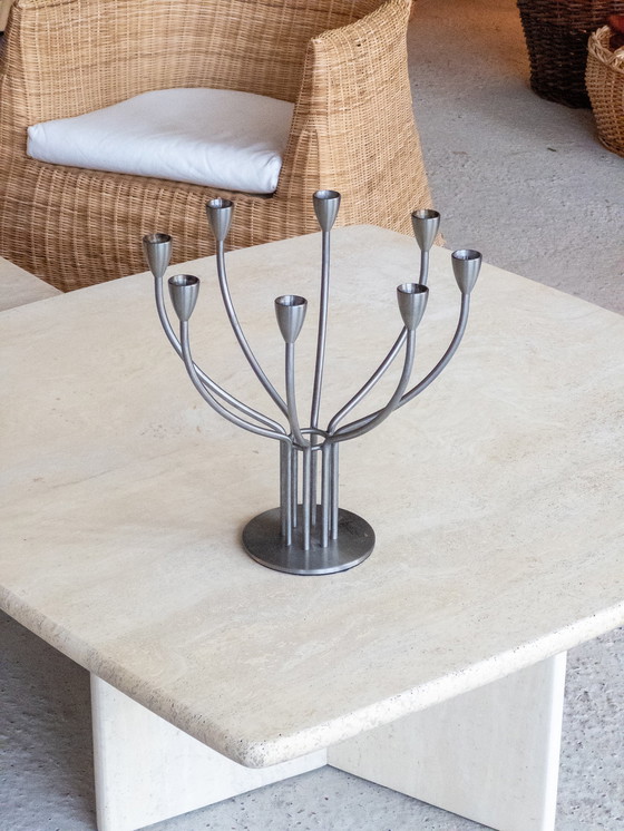 Image 1 of Stainless steel Ikea Candlestick, Hagberg