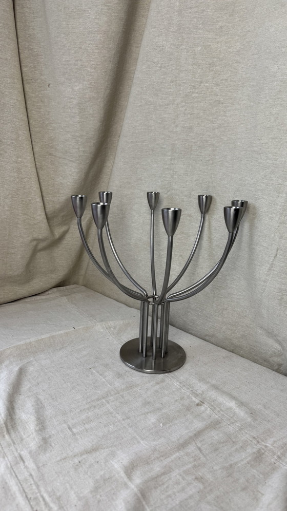 Image 1 of Stainless steel Ikea Candlestick, Hagberg