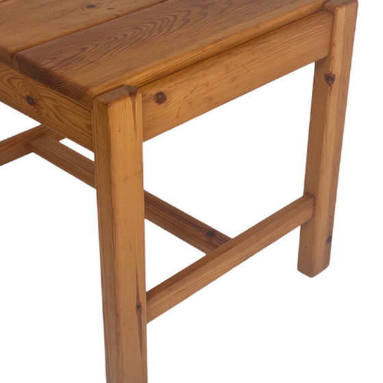 Image 1 of Gilbert Marklund - Furusnickarn - Sweden - Pine wood - Side or coffee table / stool