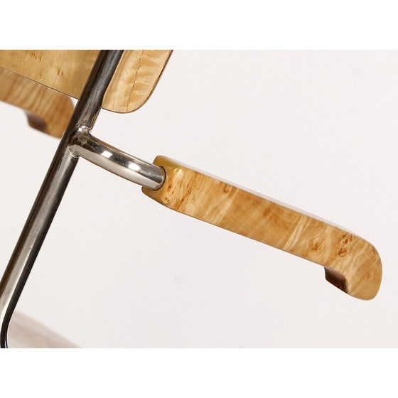 Image 1 of Vintage Tubular Steel Chair by Vichr - 1930s