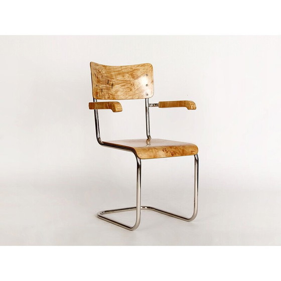 Image 1 of Vintage Tubular Steel Chair by Vichr - 1930s