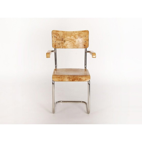 Image 1 of Vintage Tubular Steel Chair by Vichr - 1930s
