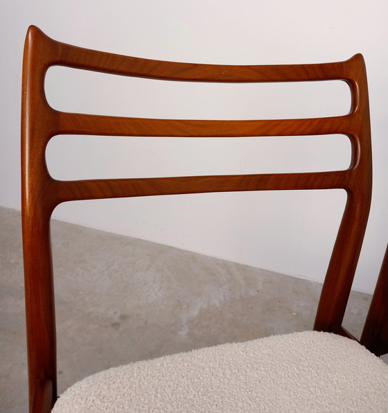 Image 1 of 2x Lübke Niels Otto Møller Dining Chairs