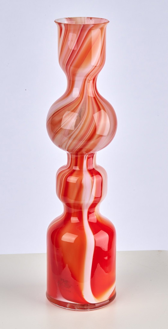 Image 1 of Vintage Carlo Moretti glass vase 70s