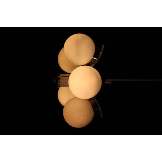 Image 1 of Vintage glass chandelier by Instala Decin, Czechoslovakia 1970s