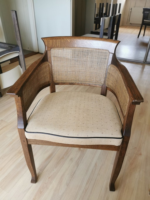 4x Bannink Schuitema Jugendstil chair