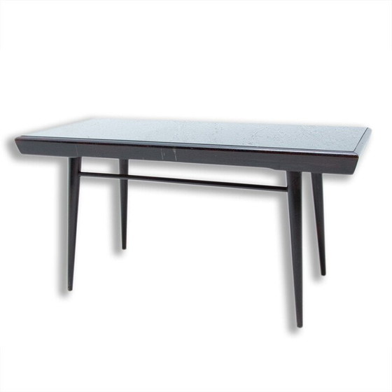 Image 1 of Vintage opaxite glass coffee table by Interiér Praha, Czechoslovakia 1960