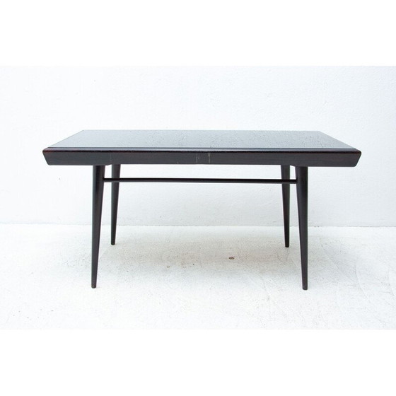 Image 1 of Vintage opaxite glass coffee table by Interiér Praha, Czechoslovakia 1960
