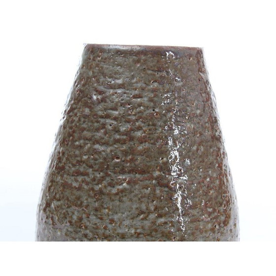 Image 1 of Scandinavian brown sandstone vase by Gunar Nylund for Rorstrand - 1960s