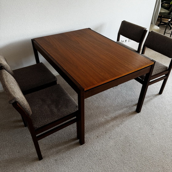 Image 1 of Extendable '60S Mcm Dining Table Cees Braakman For Pastoe