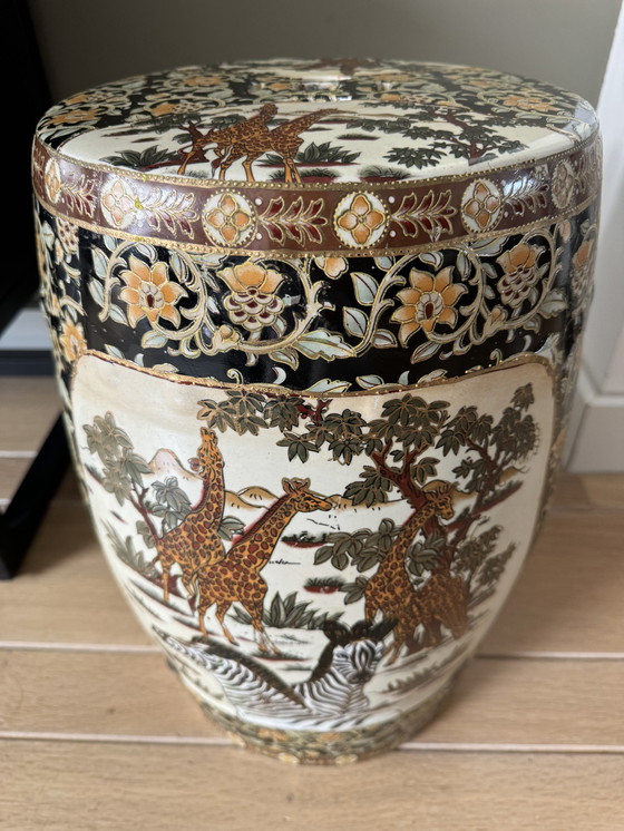 Image 1 of Sgabello in ceramica vintage