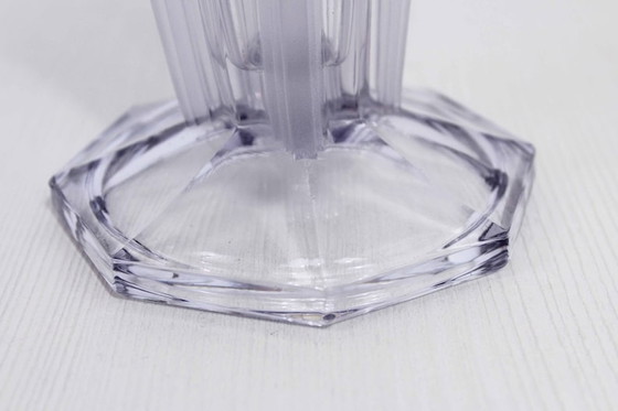 Image 1 of Art Deco molded glass vase from the 1930s, Val Saint Laurent glass