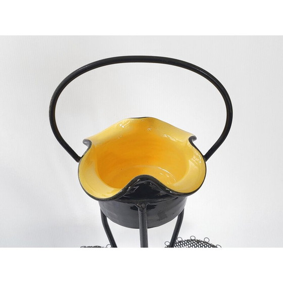 Image 1 of Vintage ceramic tripod ashtray, 1950