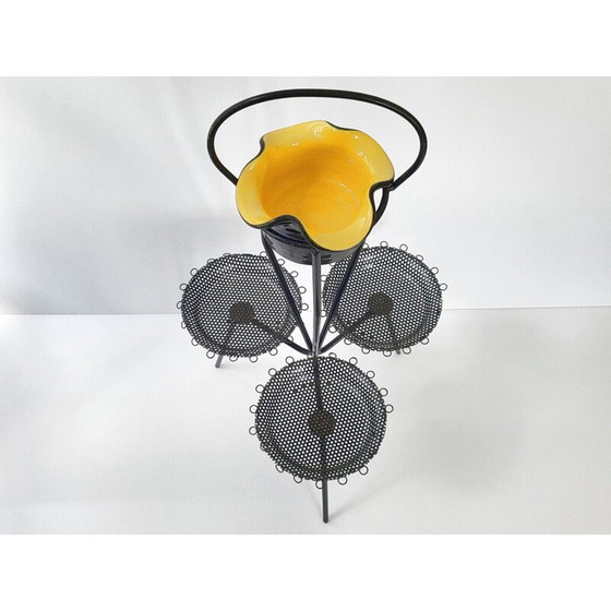 Image 1 of Vintage ceramic tripod ashtray, 1950