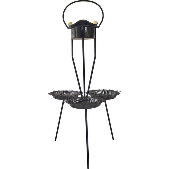 Image 1 of Vintage ceramic tripod ashtray, 1950