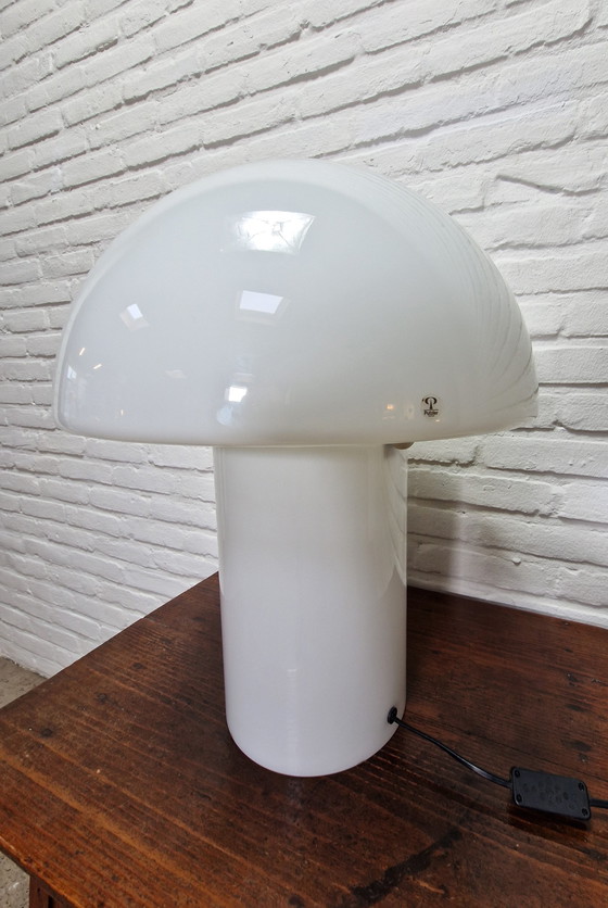 Image 1 of Peill & Putzler 'Lido' Glass Space Age Mushroom Lamp